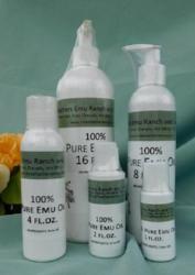 Pure Emu Oil--AEA Certified Fully Refined from 3 Feathers Emu Ranch