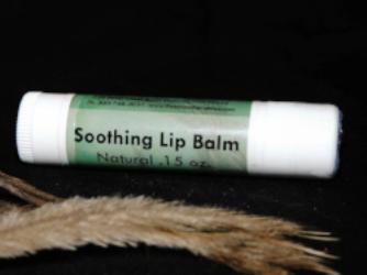 Soothing lip balm conditioner made with emu oil from 3 Feathers Emu Ranch