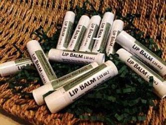 Soothing lip balm conditioner made with emu oil from 3 Feathers Emu Ranch 
